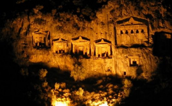 Dalyan rock tombs