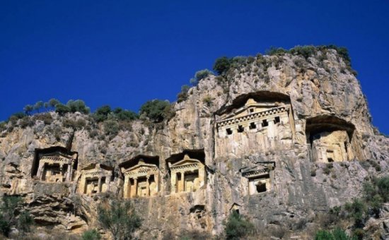 Dalyan rock tombs