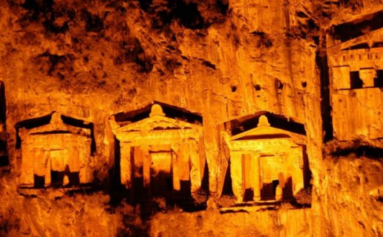 Dalyan rock tombs