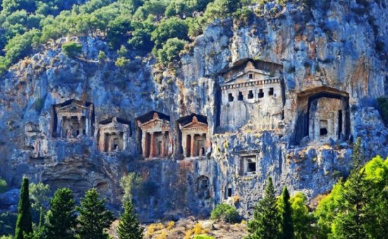 Dalyan rock tombs