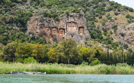 Dalyan rock tombs