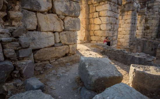 The ancient city of Kaunos