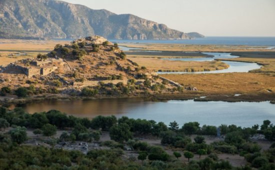 The ancient city of Kaunos
